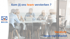 Vacature Javascript Master